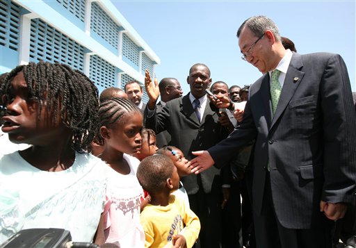Ban Ki-moon à Cité Soleil