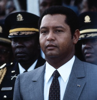 Haitian President Jean-Claude Duvalier