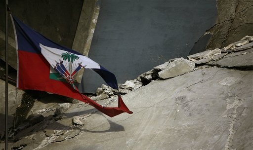Drapeau en lambeaux à l'image de notre pays