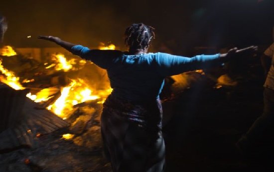 Incendie à Pétion-ville