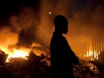 Incendie à port de Port-au-Prince