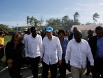 Ban Ki Moon en Haiti