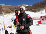 Richardson Viano, représentant d'Haiti aux jeux d'hiver de Beiging