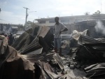 Incendie au marché de Pétion-Ville