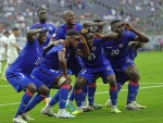 Victoire de la sélection nationale de football sur le Qatar